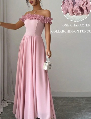 Rochie maxi Shein, roz