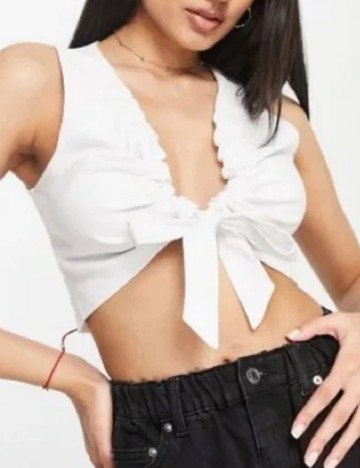 Top Abercrombie & Fitch, alb