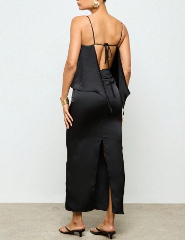 Rochie midi Shein AIIRZ, negru