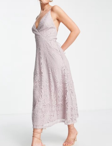 Rochie midi ASOS, mov