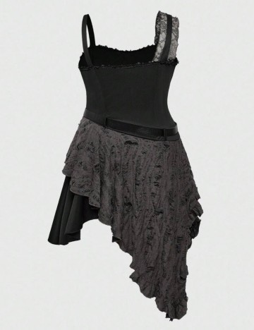 Rochie mini Shein Curve+ Romwe, negru