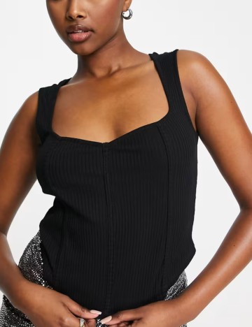 Top ASOS, negru