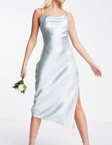 Rochie midi ASOS, albastru