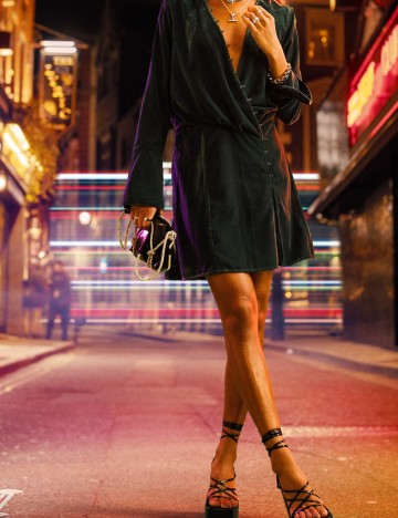 Rochie mini ASOS, verde