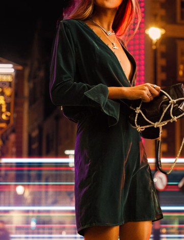 Rochie mini ASOS, verde