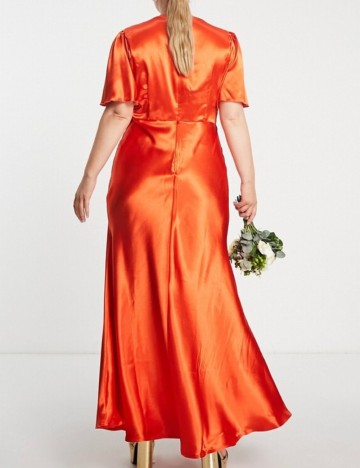 Rochie maxi Little Mistress, portocaliu