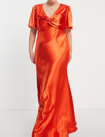 Rochie maxi Little Mistress, portocaliu