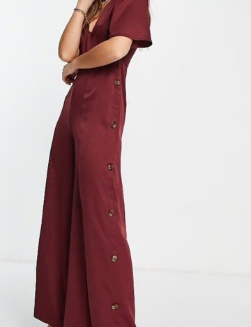 Salopetă lungă ASOS, vișiniu