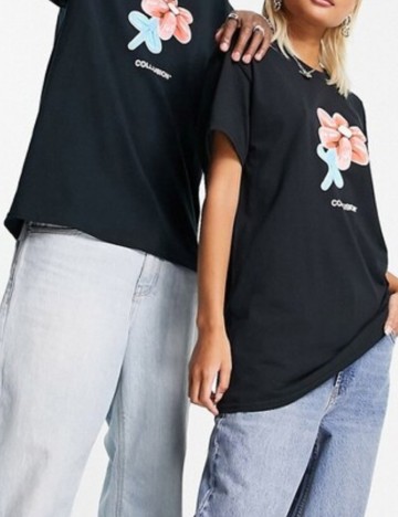 Tricou Collusion, negru