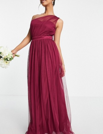 Rochie maxi Anaya, vișiniu