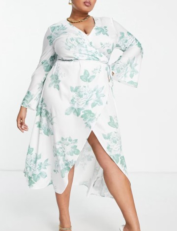 Rochie midi ASOS, mix culori