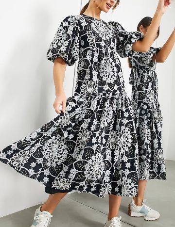 Rochie maxi ASOS, albastru