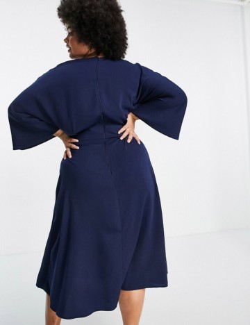 Rochie midi ASOS, albastru