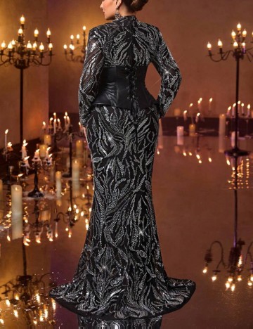 Rochie de ocazie Shein Curve+, negru