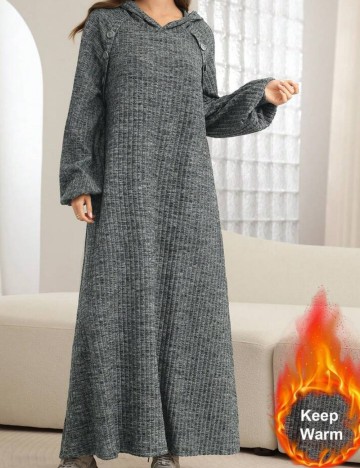 Rochie midi Shein, gri