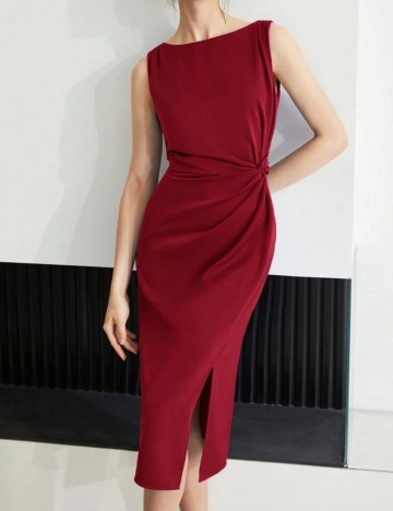 Rochie midi Shein, roșu
