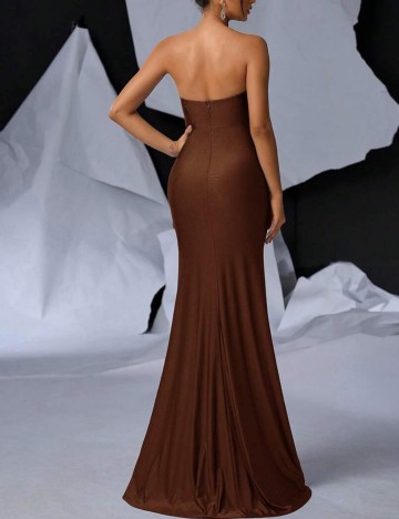 Rochie de ocazie Shein, maro