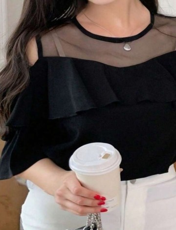 Cămașă Shein, negru