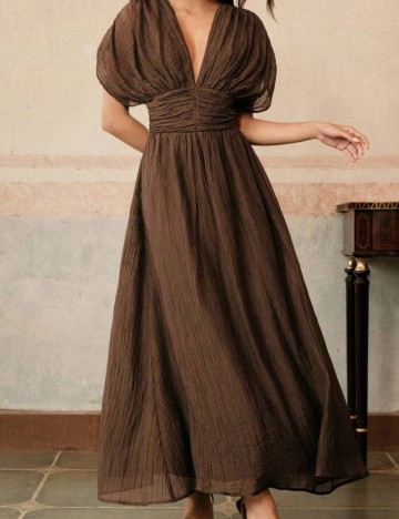 Rochie midi Shein, maro