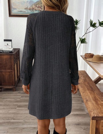 Rochie midi Shein, gri