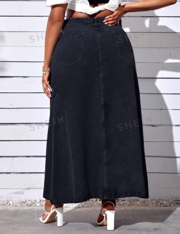 Fustă midi Shein, negru