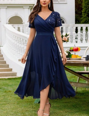 Rochie midi Shein, albastru