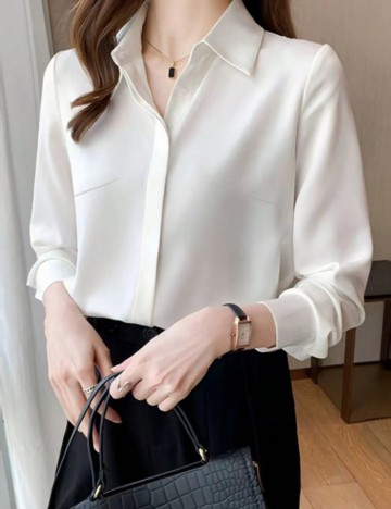 Cămașă Shein, alb