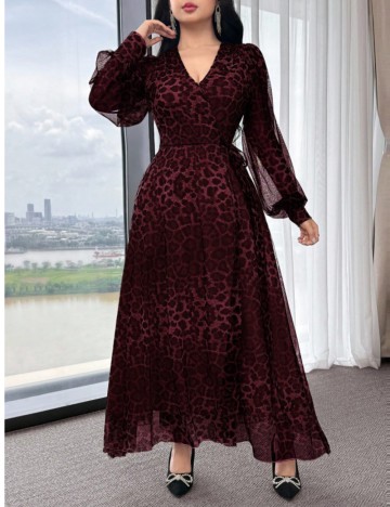 Rochie maxi Shein, vișiniu