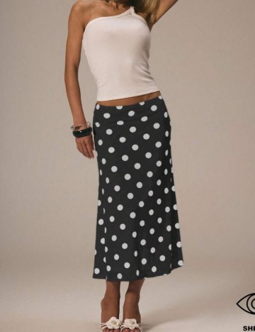 Fustă midi Shein, mix culori