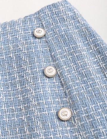 Fustă mini Shein, albastru