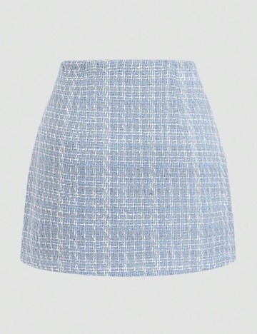 Fustă mini Shein, albastru