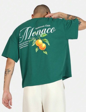 Tricou Shein SUMWON, verde