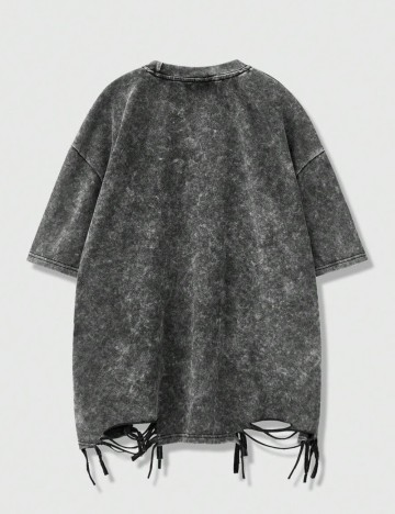 Tricou Shein MANFINITY, gri