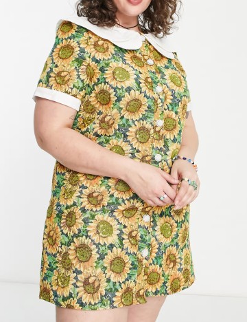 Rochie mini Sister Jane, mix culori