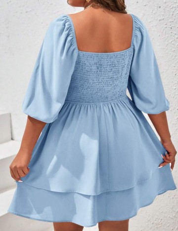 Rochie mini Shein Curve+, albastru