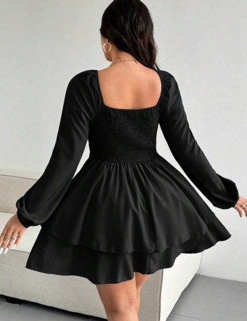 Rochie mini Shein Curve+, negru