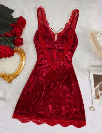 Rochie De Noapte Shein, vișiniu