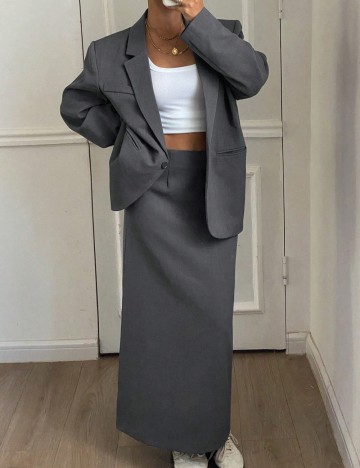 Compleu Shein DAZY, gri