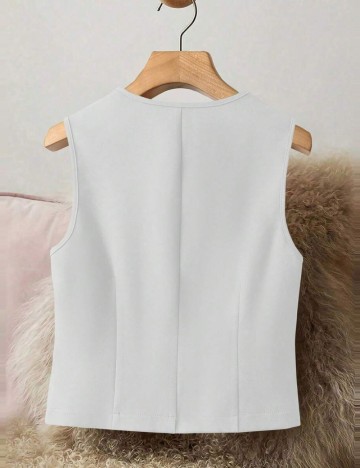 Vestă Shein, alb