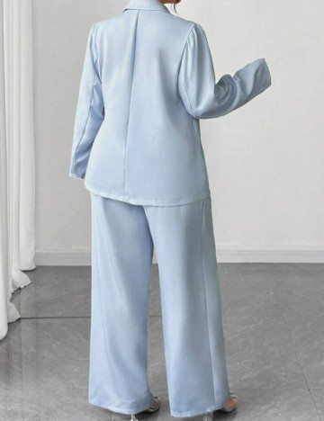 Compleu Shein Curve+, albastru