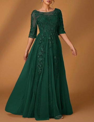 Rochie de ocazie Shein, verde
