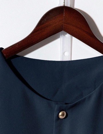 Cămașă casual Shein, bleumarin