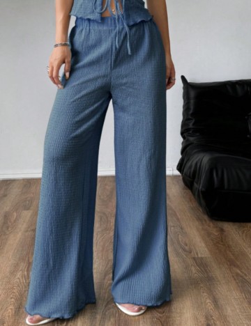 Pantaloni Shein, albastru