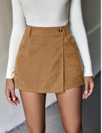 Fustă Pantalon Shein Emery Rose, bej