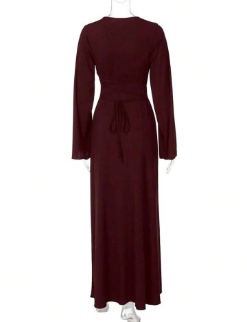 Rochie maxi Shein, vișiniu