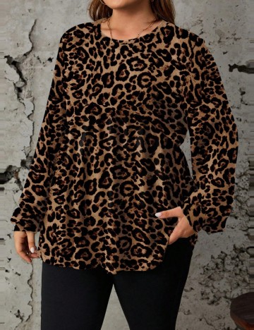 Bluză Shein Curve+, mix culori