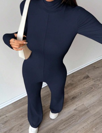 Salopetă lungă Shein, albastru