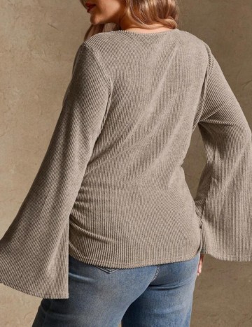 Bluză Shein Curve+, bej