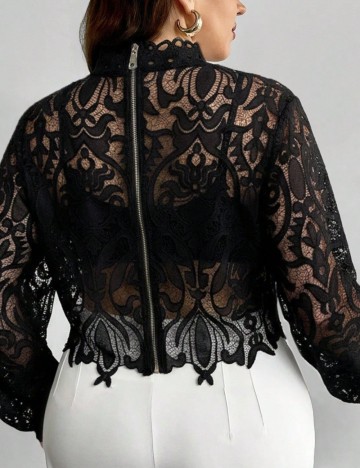 Cămașă Shein Curve+, negru