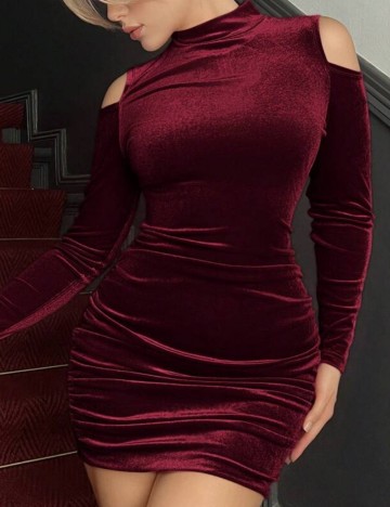 Rochie mini Shein, vișiniu